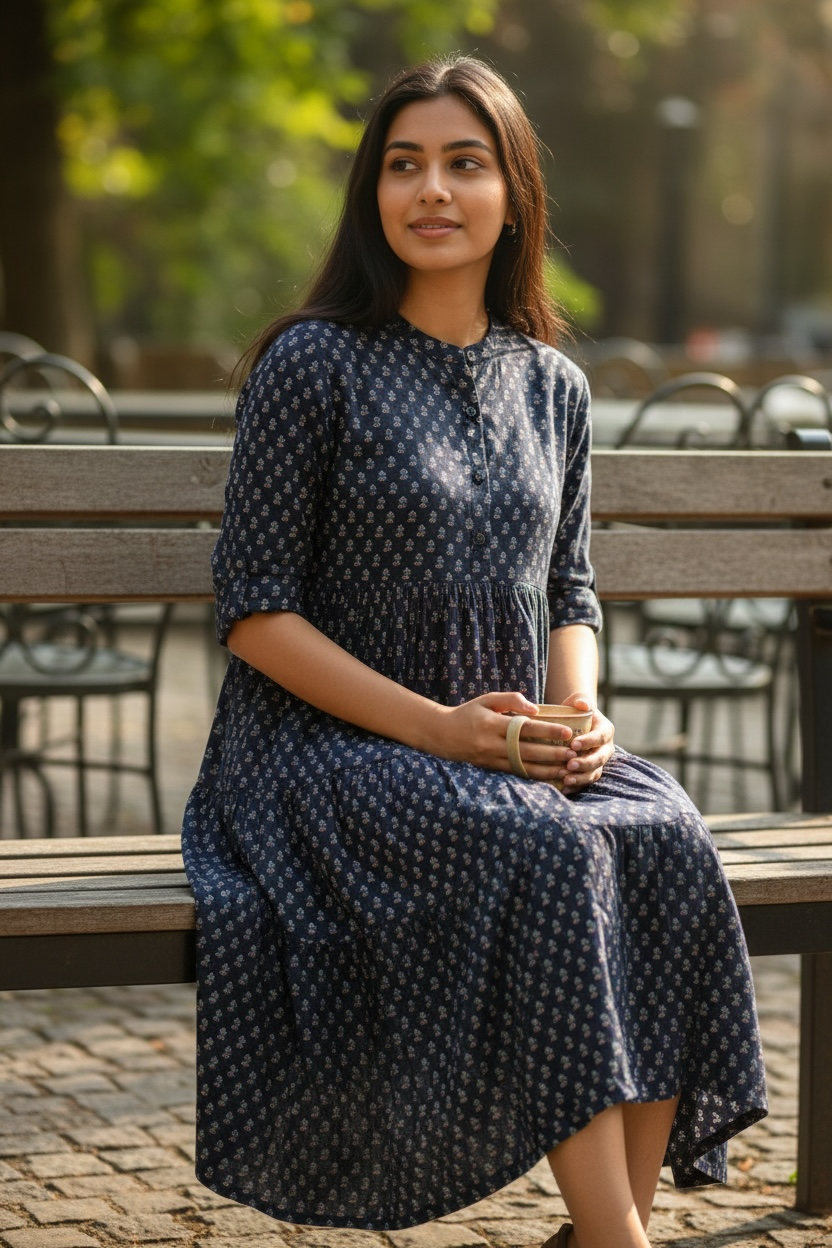 Women’s Premium Muslin Silk Kurti | Elegant Ethnic Wear