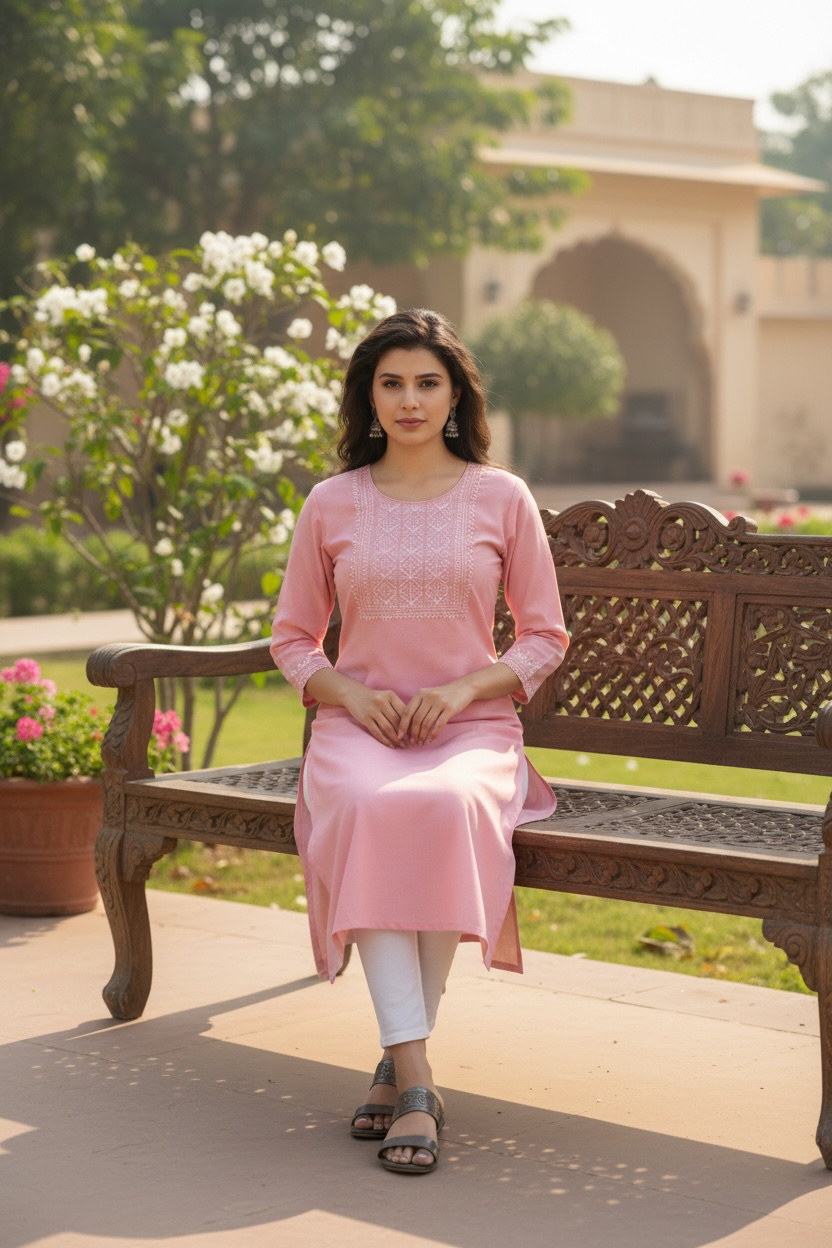 Kurti New Fashion Women Kurti  Elegant Perfect for Festive, Casual