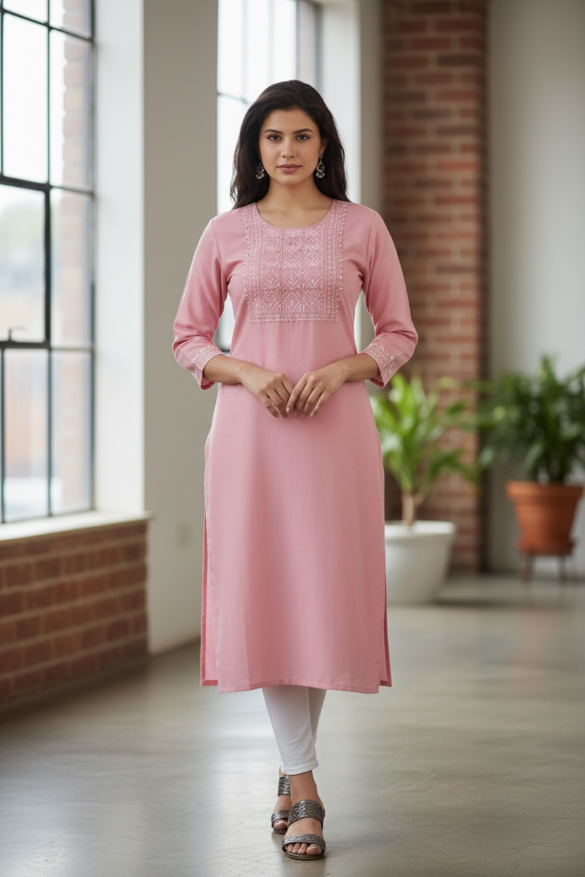 Kurti New Fashion Women Kurti  Elegant Perfect for Festive, Casual