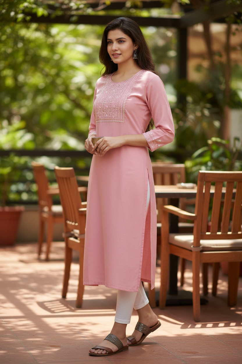 Kurti New Fashion Women Kurti  Elegant Perfect for Festive, Casual