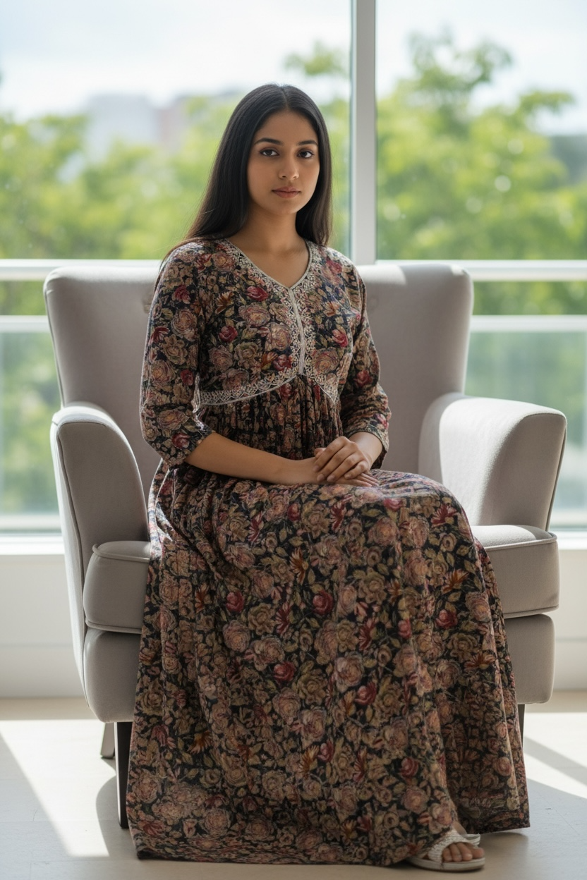 Kurti New Fashion Women Kurti  Elegant Perfect for Festive, Casual
