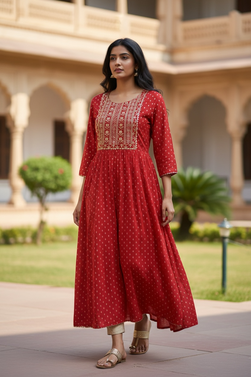 Kurti New Fashion Women Kurti  Elegant Perfect for Festive, Casual