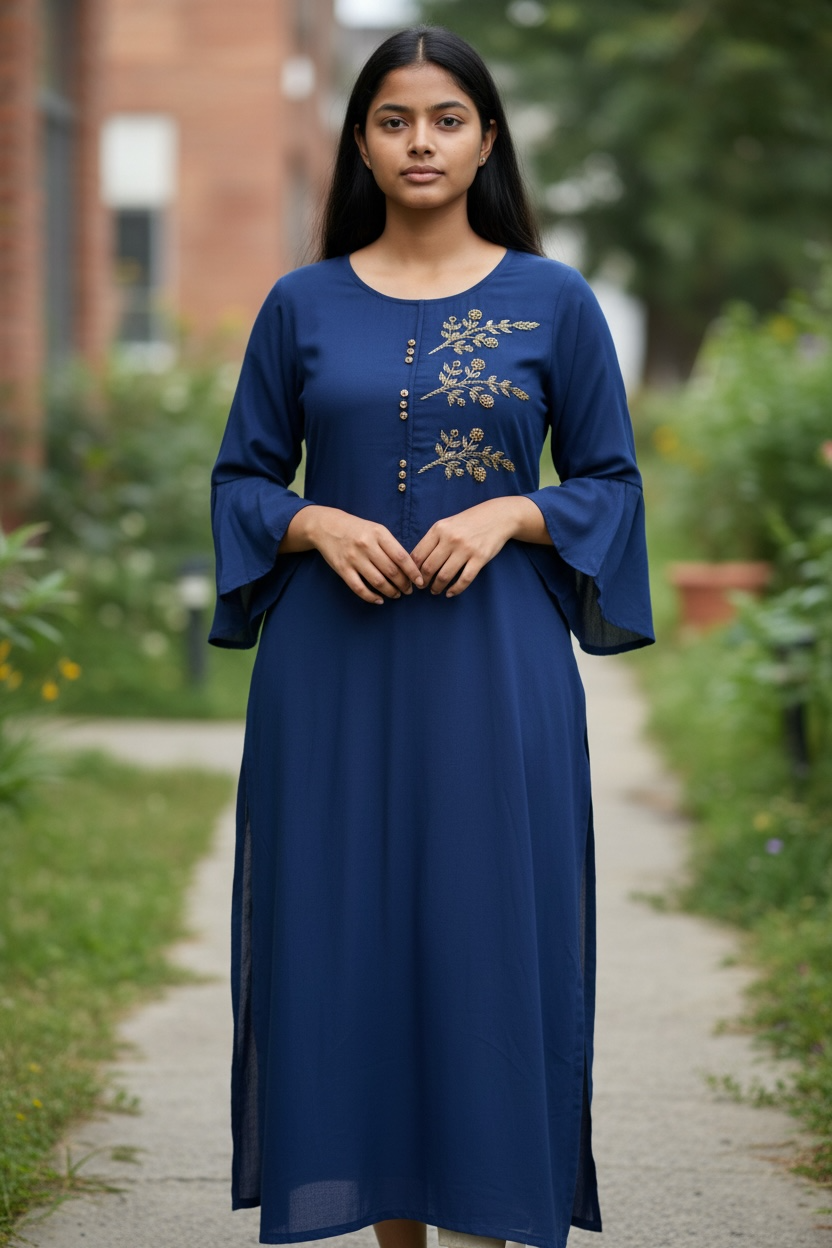 Kurti New Fashion Women Kurti  Elegant Perfect for Festive, Casual
