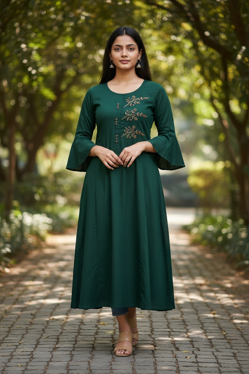 Kurti New Fashion Women Kurti  Elegant Perfect for Festive, Casual
