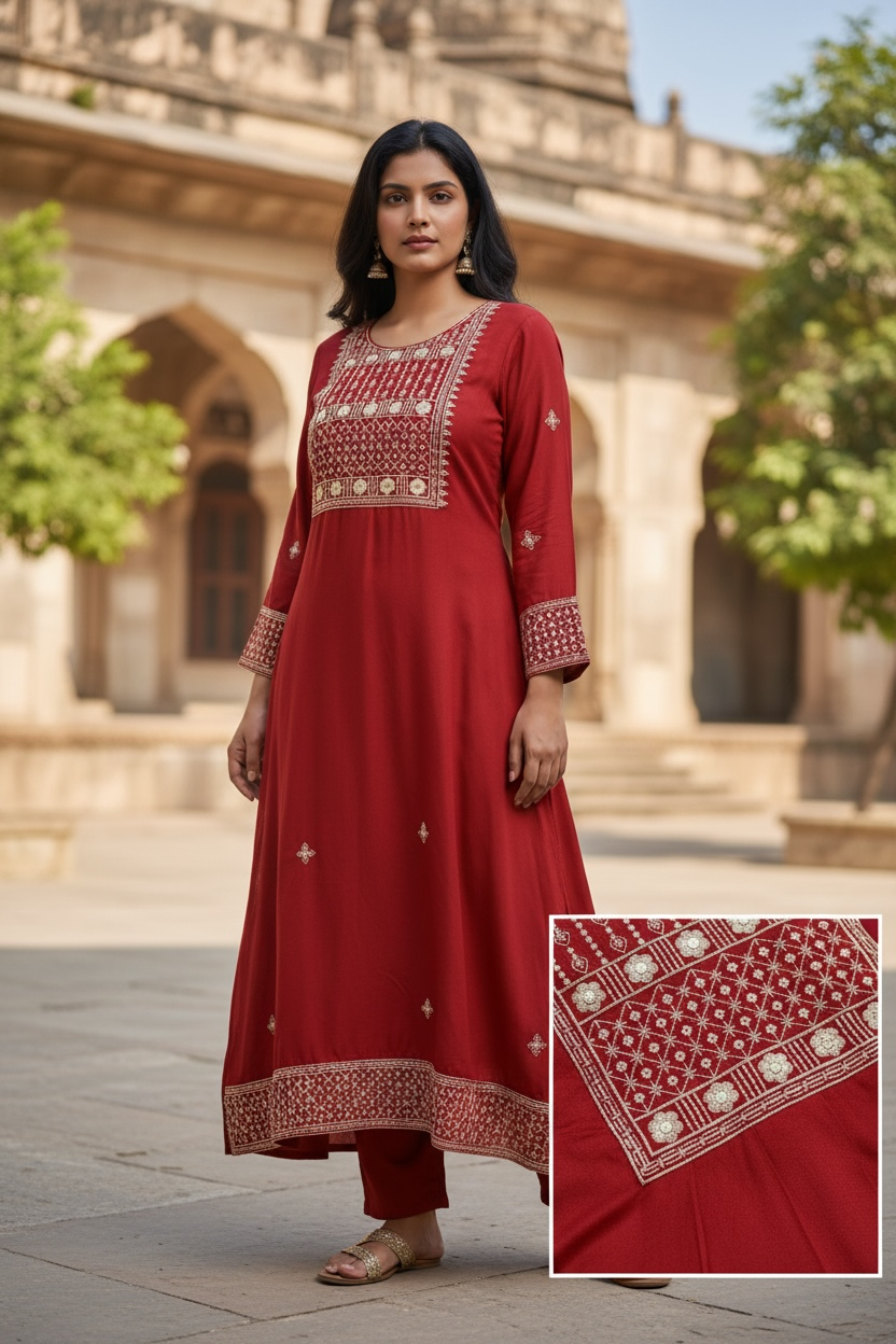 Kurti New Fashion Women Kurti  Elegant Perfect for Festive, Casual