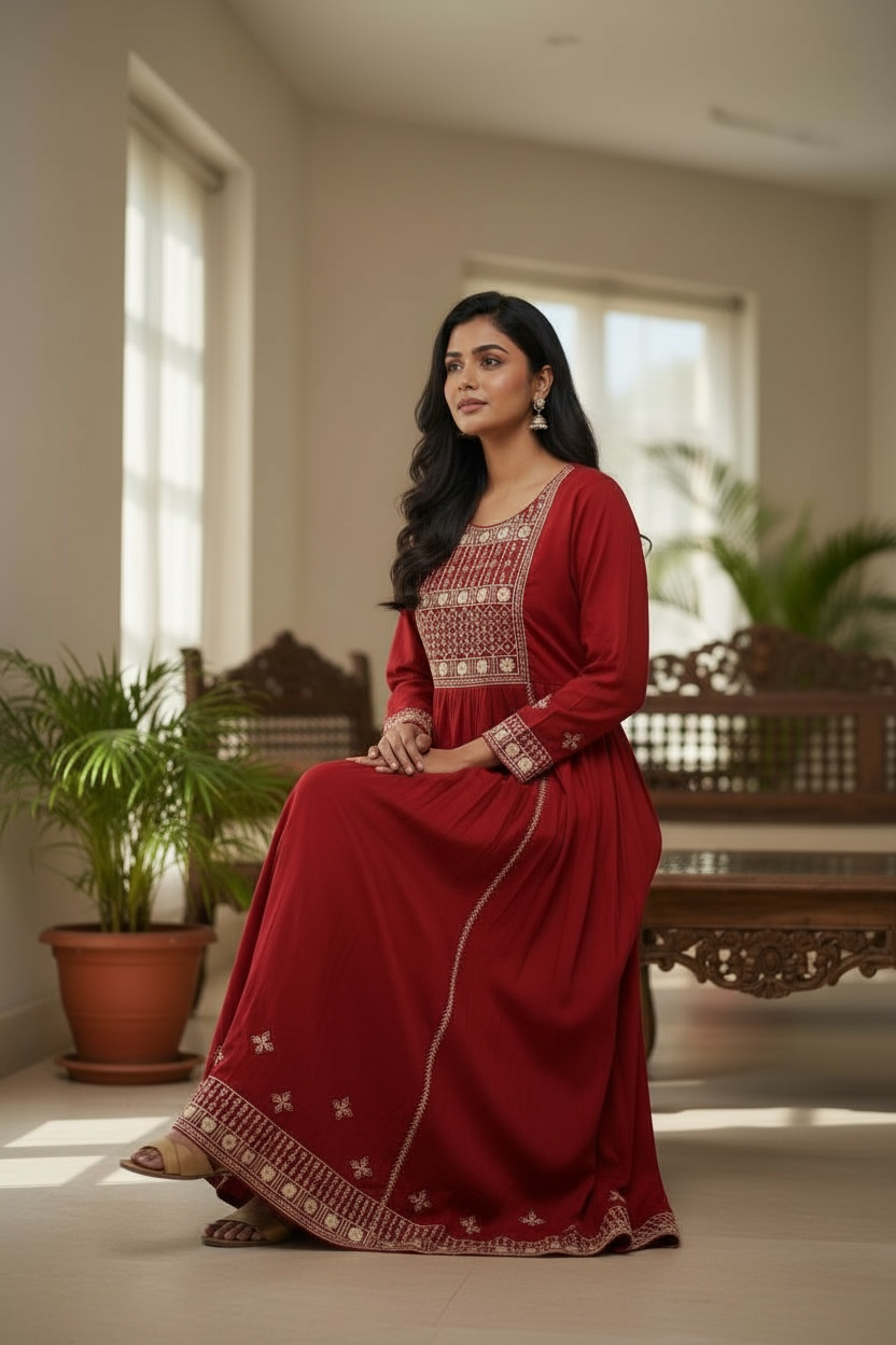 Kurti New Fashion Women Kurti  Elegant Perfect for Festive, Casual