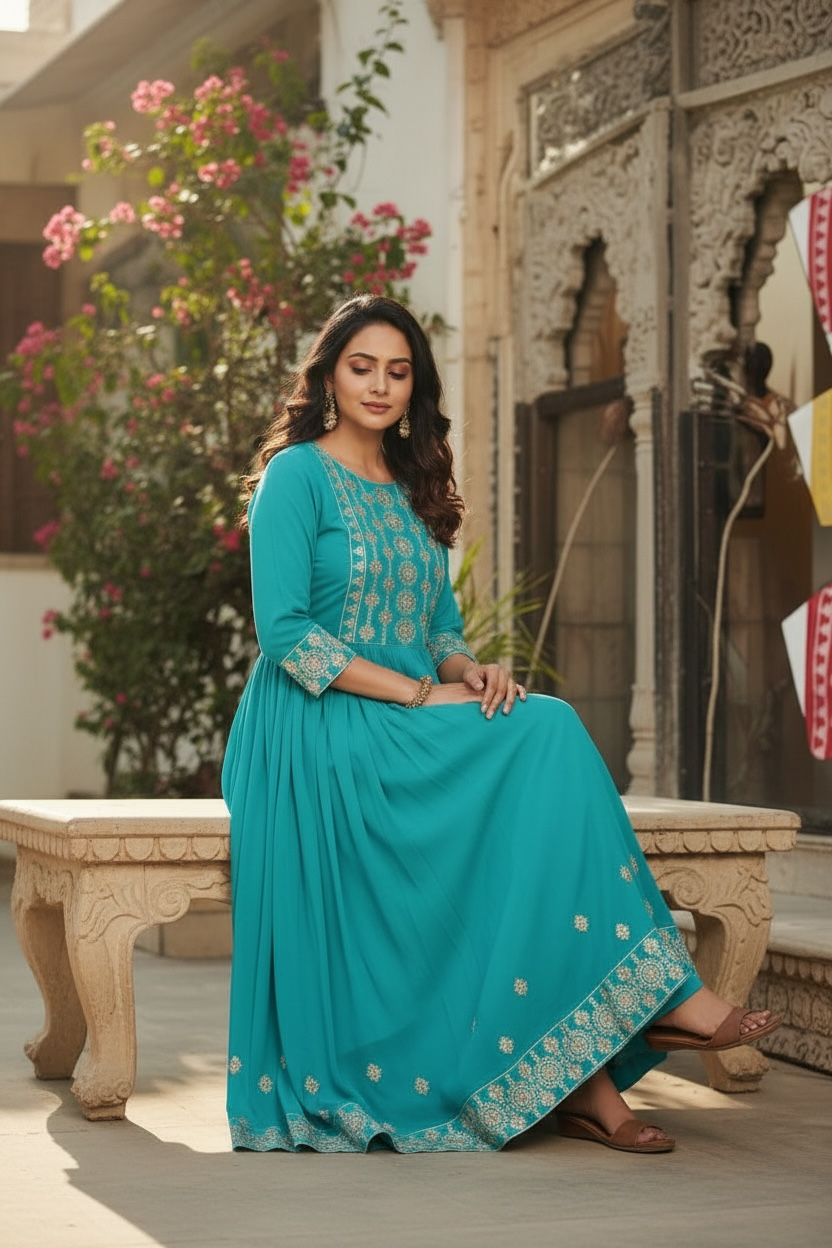 Kurti New Fashion Women Kurti  Elegant Perfect for Festive, Casual