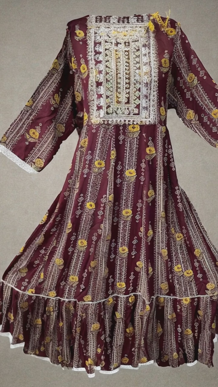 Ladies Long Gown