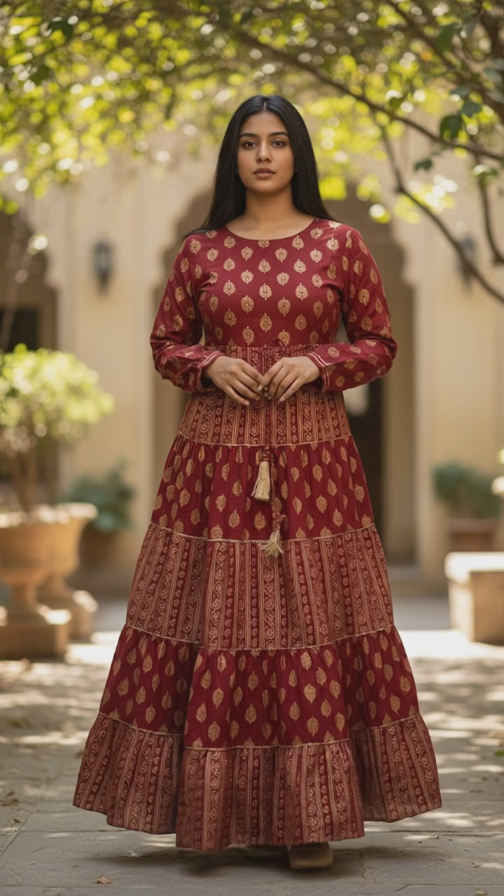 Ladies Long Gown