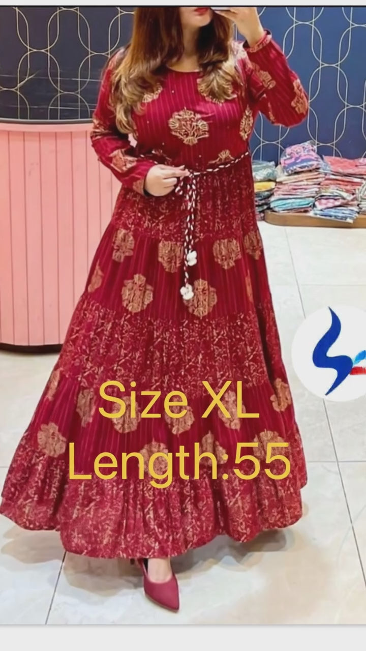 Ladies Long Gown