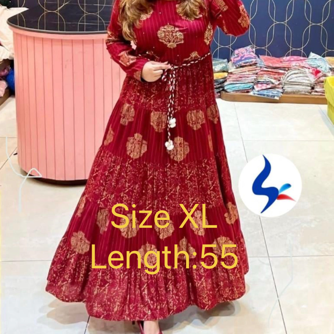 Ladies Long Gown