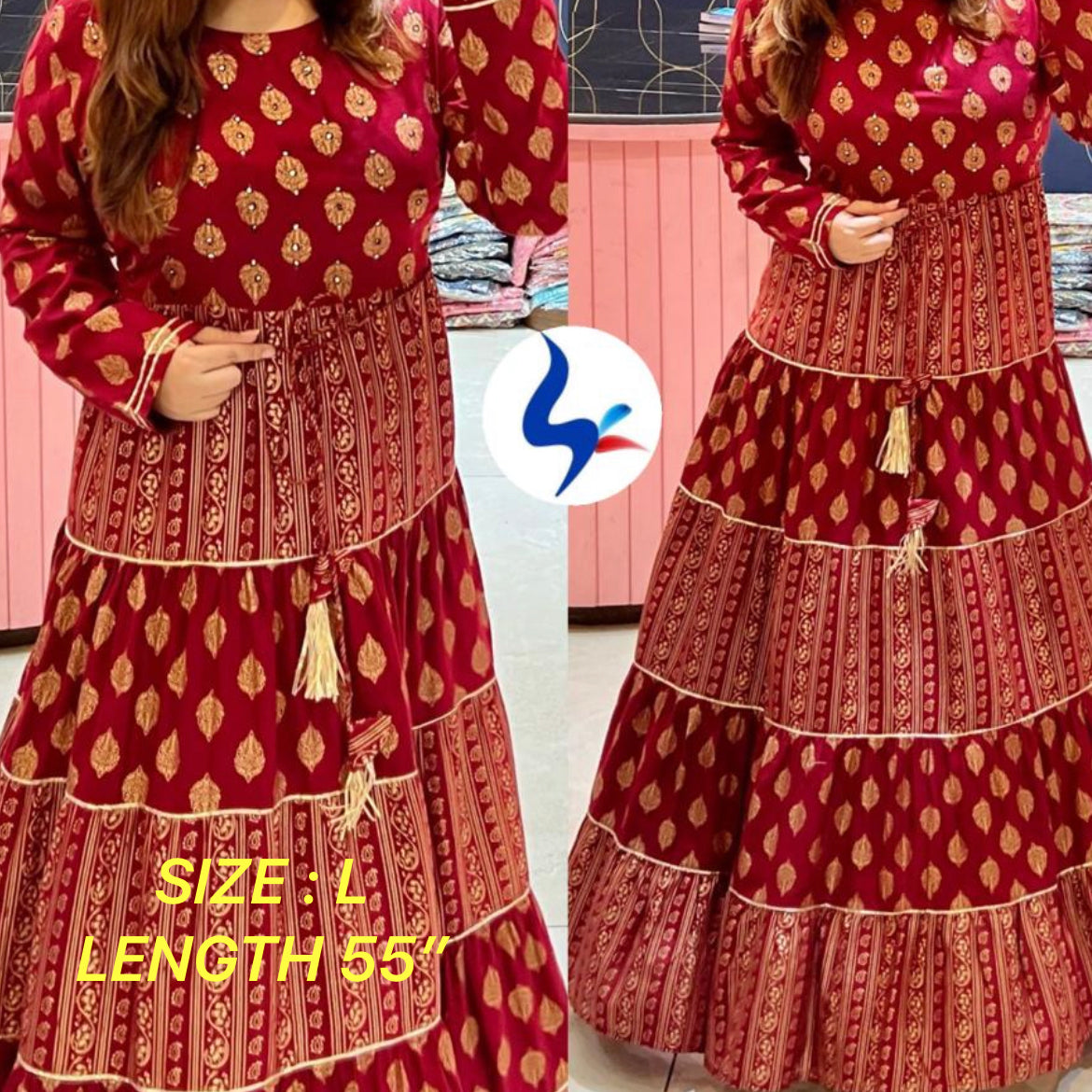 Ladies Long Gown