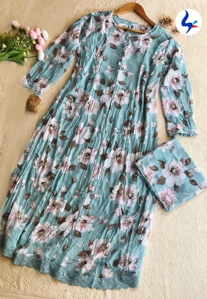 Kurti New Fashion Women Kurti  Elegant Perfect for Festive, Casual